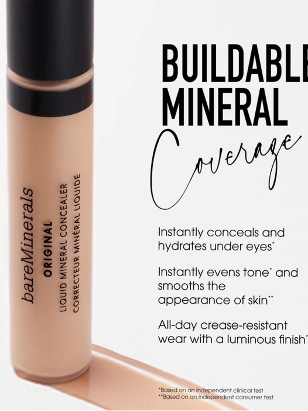NIB bareMinerals Original Liquid Mineral Concealer - Very Fair 0.5N - Picture 7 of 9